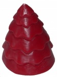 Xmas Tree Decorative Candle - Red